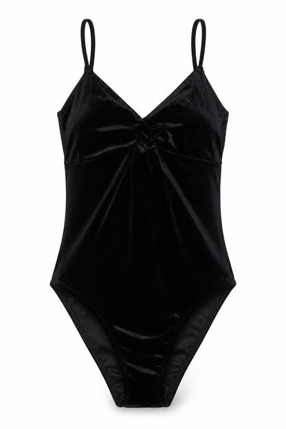 Womens UK Size 8 Topshop One-Piece Black Bodysuit