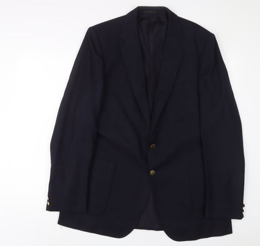 Mens UK Size 44 St Michael Regular Blue Suit Jacket