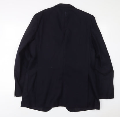 Mens UK Size 44 St Michael Regular Blue Suit Jacket