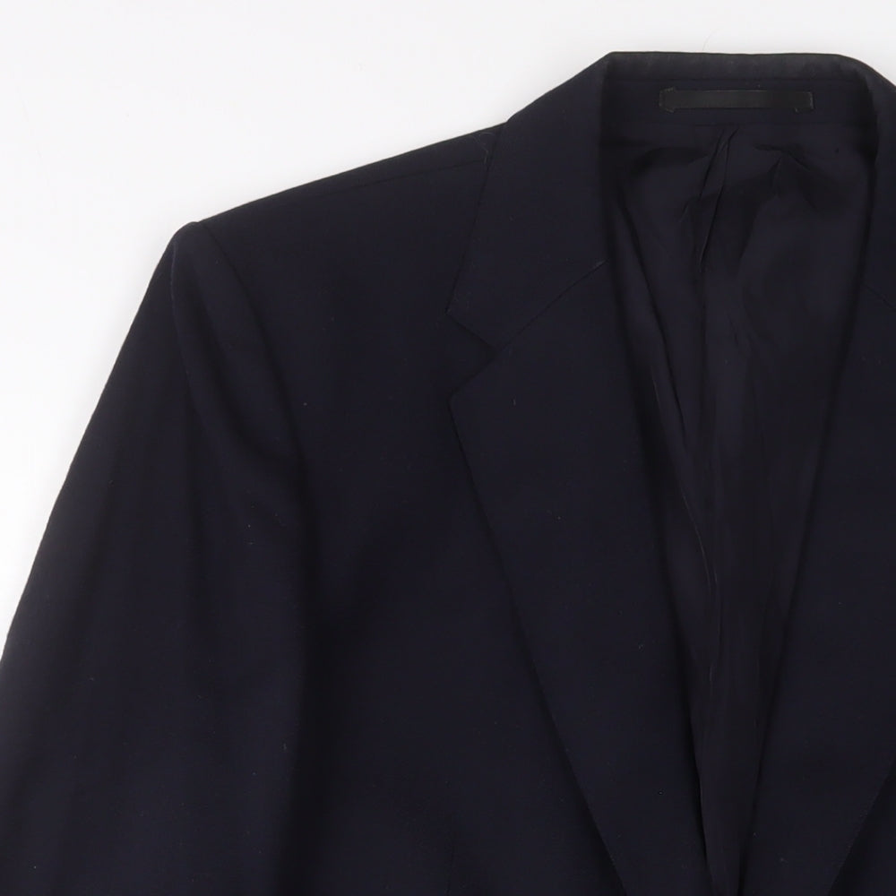 Mens UK Size 44 St Michael Regular Blue Suit Jacket