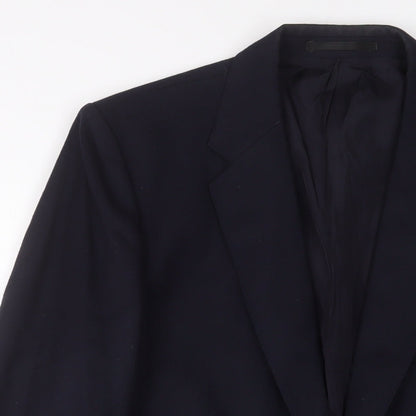 Mens UK Size 44 St Michael Regular Blue Suit Jacket