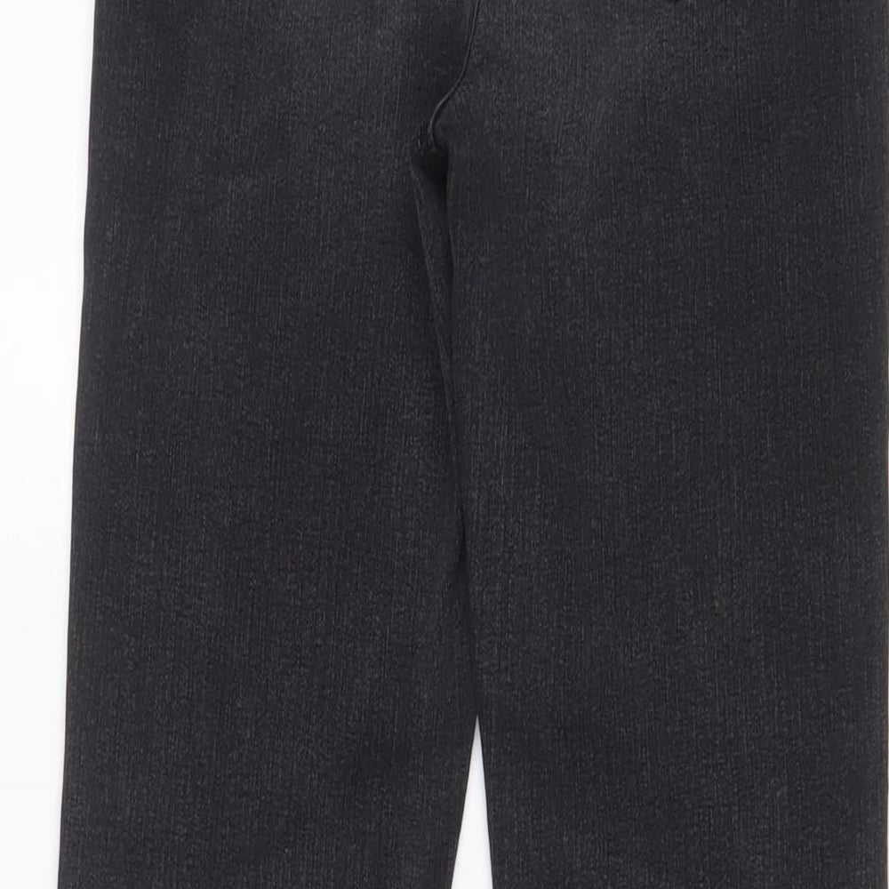 Womens UK Size 6 Marks and Spencer Slim Fit Flared Grey Jeans