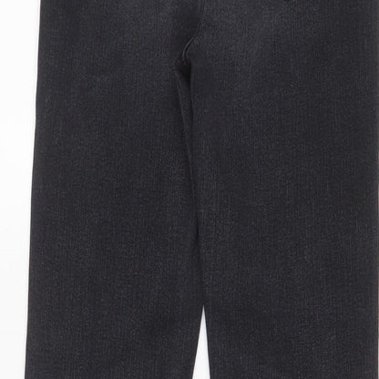 Womens UK Size 6 Marks and Spencer Slim Fit Flared Grey Jeans