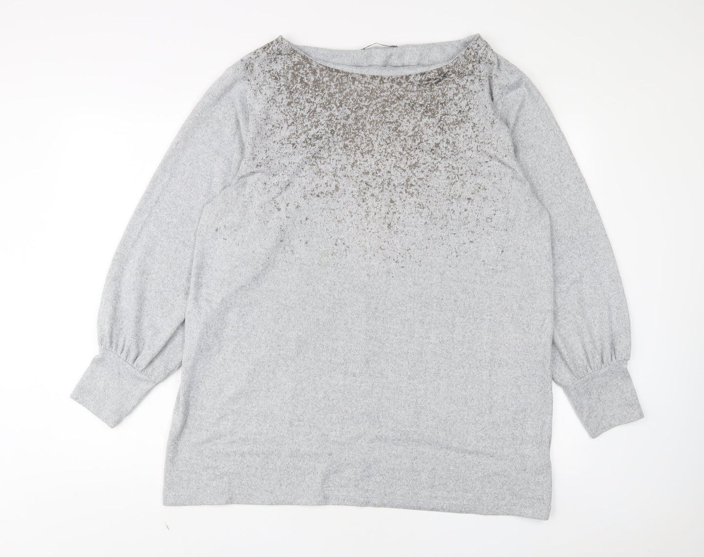 Womens UK Size 18 Marks and Spencer Grey Pullover Jumper