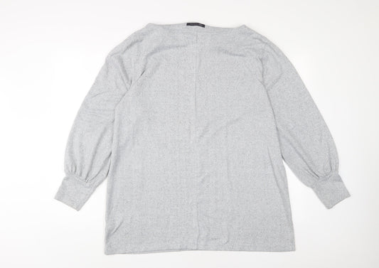 Womens UK Size 18 Marks and Spencer Grey Pullover Jumper