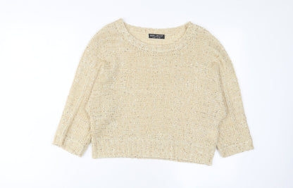 Womens UK Size 16 Select Gold Pullover Jumper