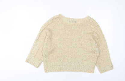 Womens UK Size 16 Select Gold Pullover Jumper