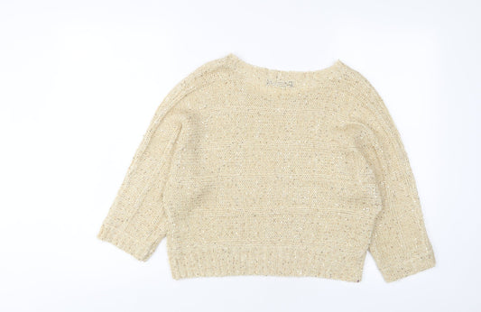 Womens UK Size 16 Select Gold Pullover Jumper