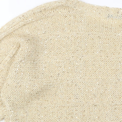 Womens UK Size 16 Select Gold Pullover Jumper