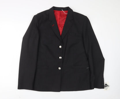 Dimensions Womens Grey Jacket Blazer Size 18 Button