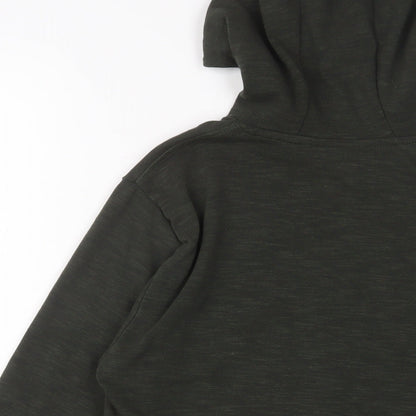 NEXT Boys Green Polyester Pullover Hoodie Size 9 Years Pullover