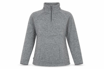 Mountain Life Womens Grey Polyester Pullover Sweatshirt Size 16 Zip