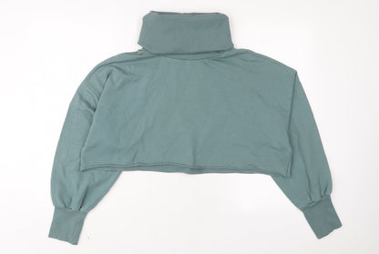 Womens UK Size 16 ASOS Green Pullover Sweatshirt