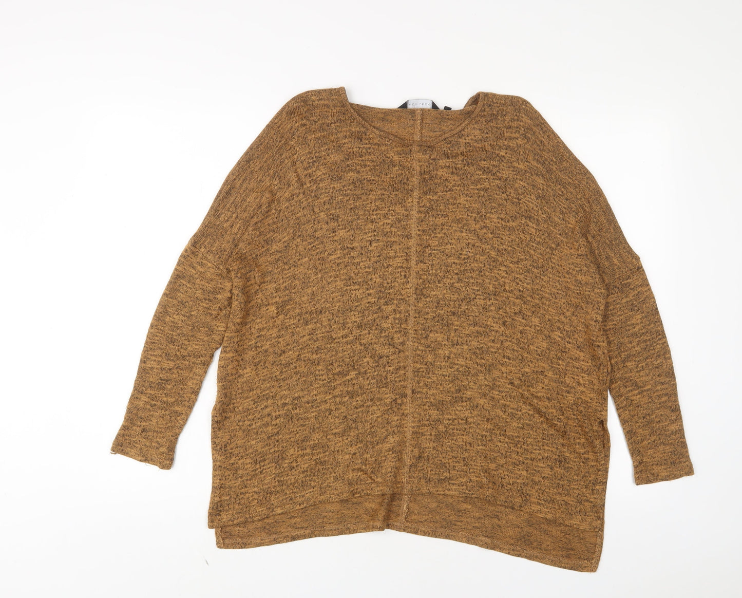 Womens UK Size 8 New Look Brown Pullover Jumper