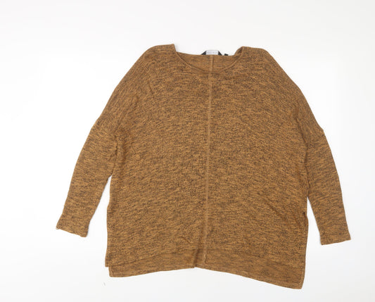 Womens UK Size 8 New Look Brown Pullover Jumper