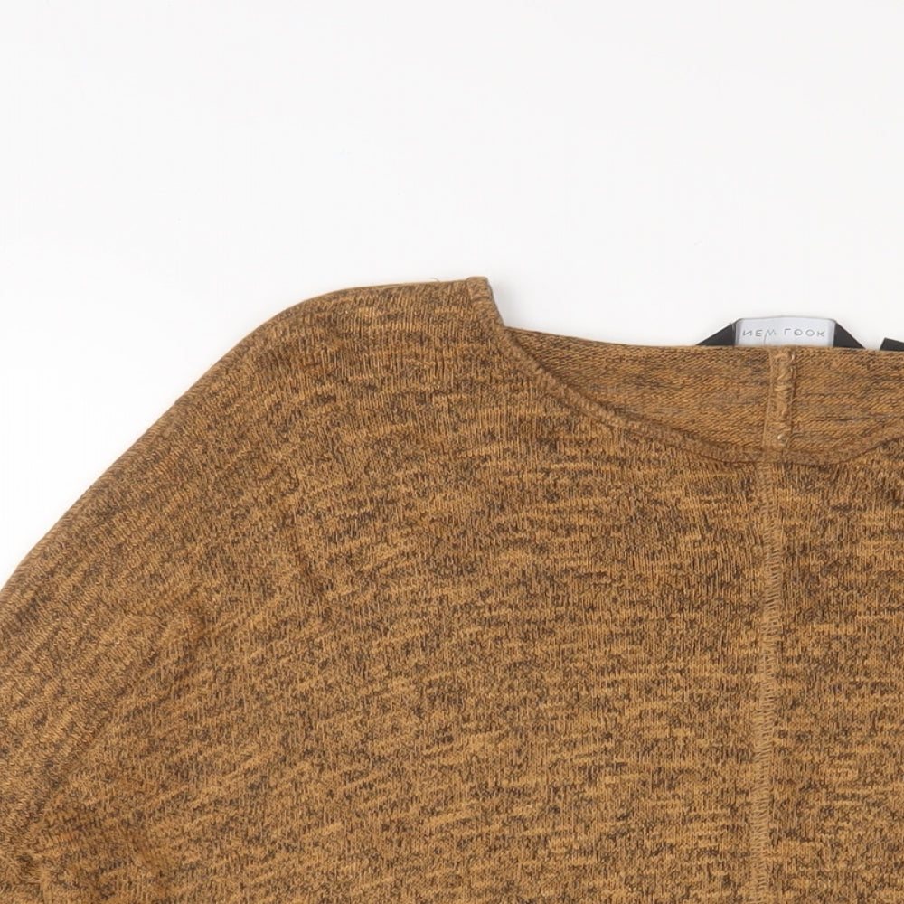 Womens UK Size 8 New Look Brown Pullover Jumper