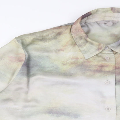Womens UK Size L H&M Multicoloured Basic Button-Up