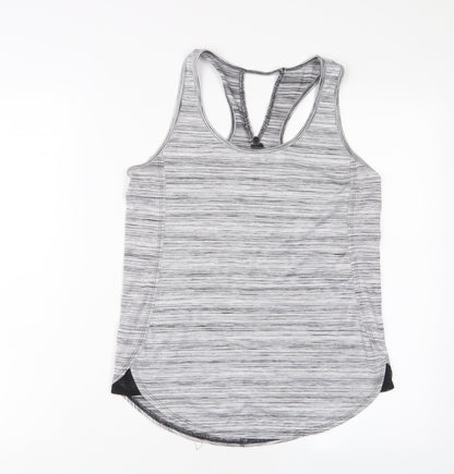 RBX Womens Grey Polyester Basic Tank Size S Scoop Neck Pullover