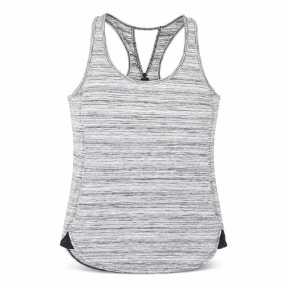 RBX Womens Grey Polyester Basic Tank Size S Scoop Neck Pullover