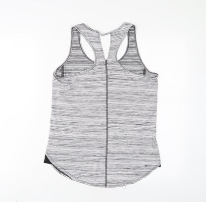 RBX Womens Grey Polyester Basic Tank Size S Scoop Neck Pullover
