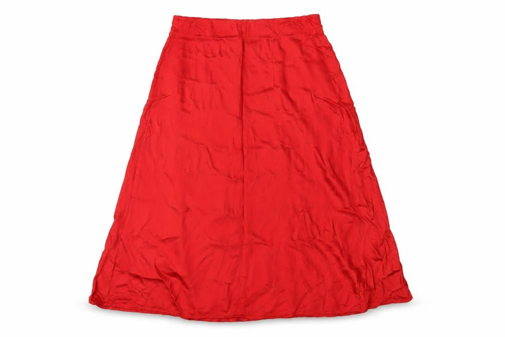 Womens UK Size M H&M A-Line Satin Skirt