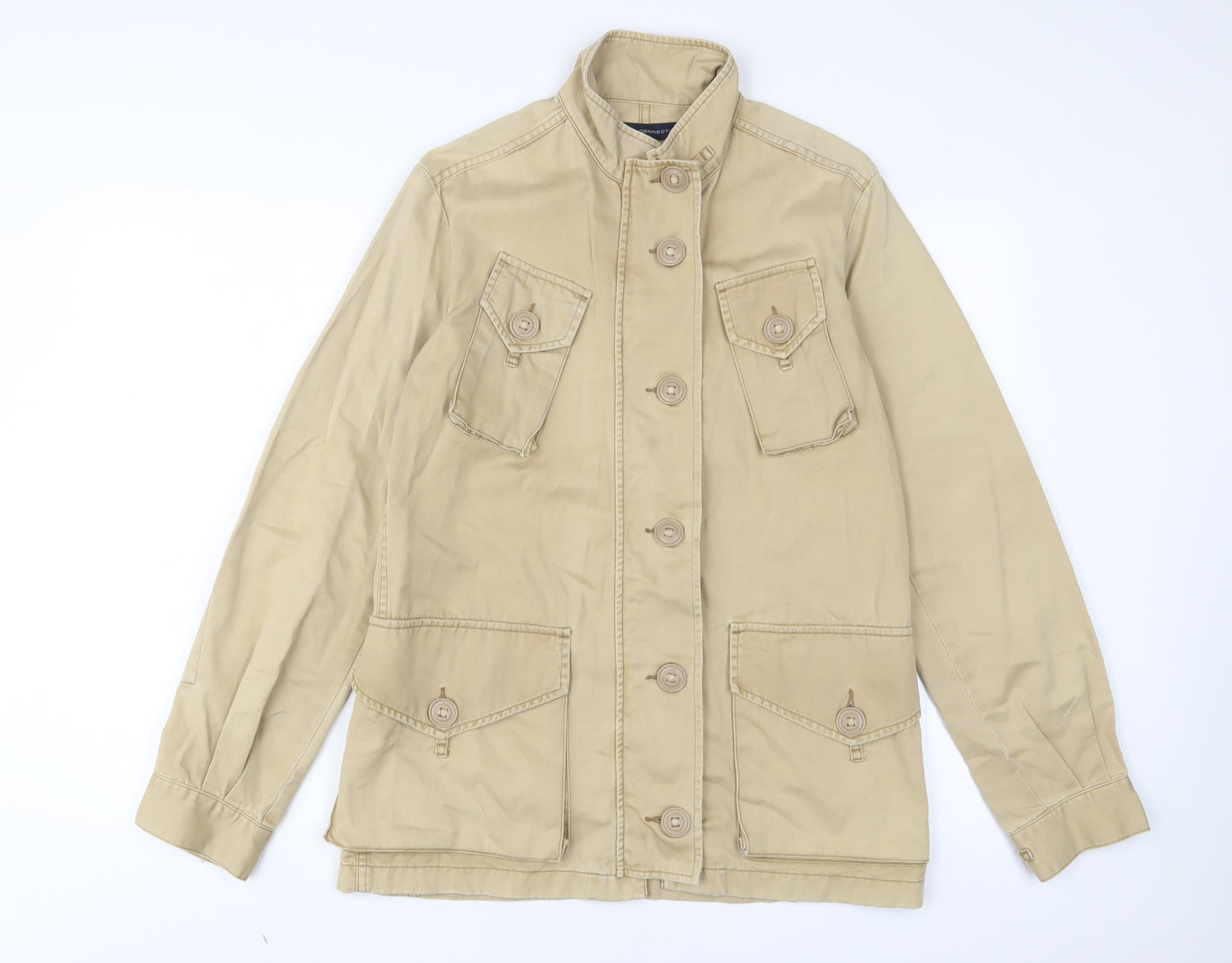 Womens UK Size 8 French Connection Beige Jacket