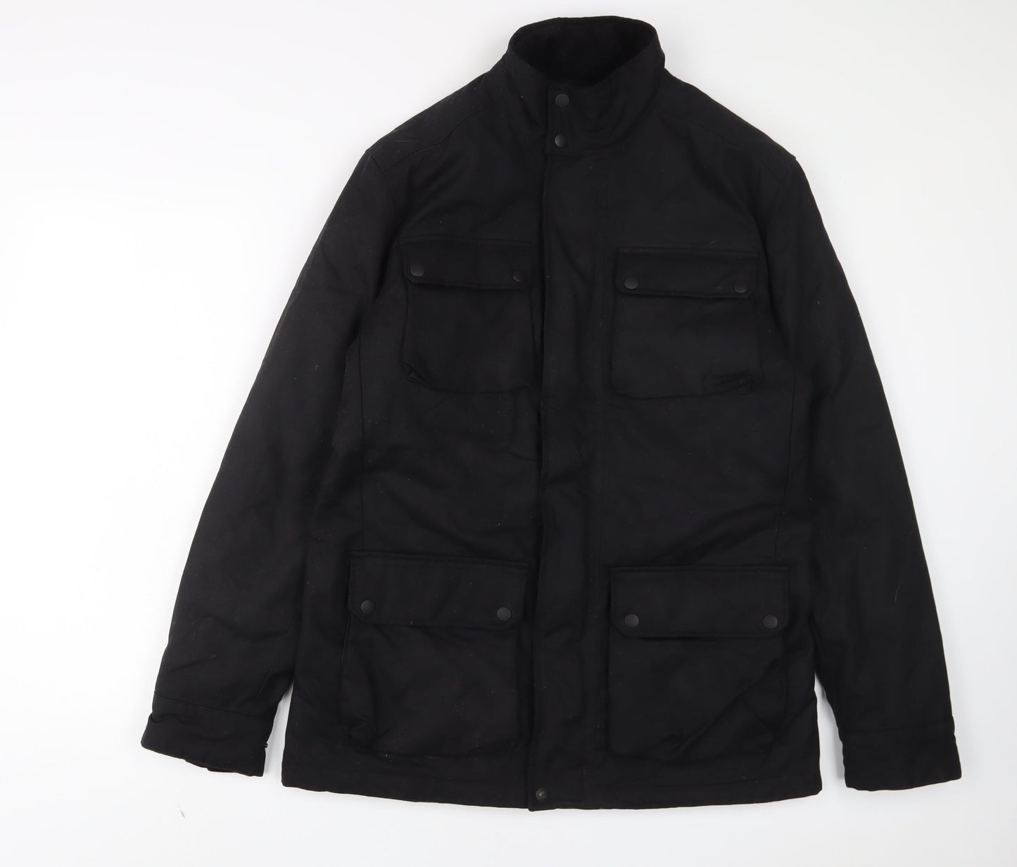 Mens UK Size M Marks and Spencer Black Jacket