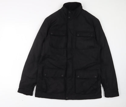 Mens UK Size M Marks and Spencer Black Jacket