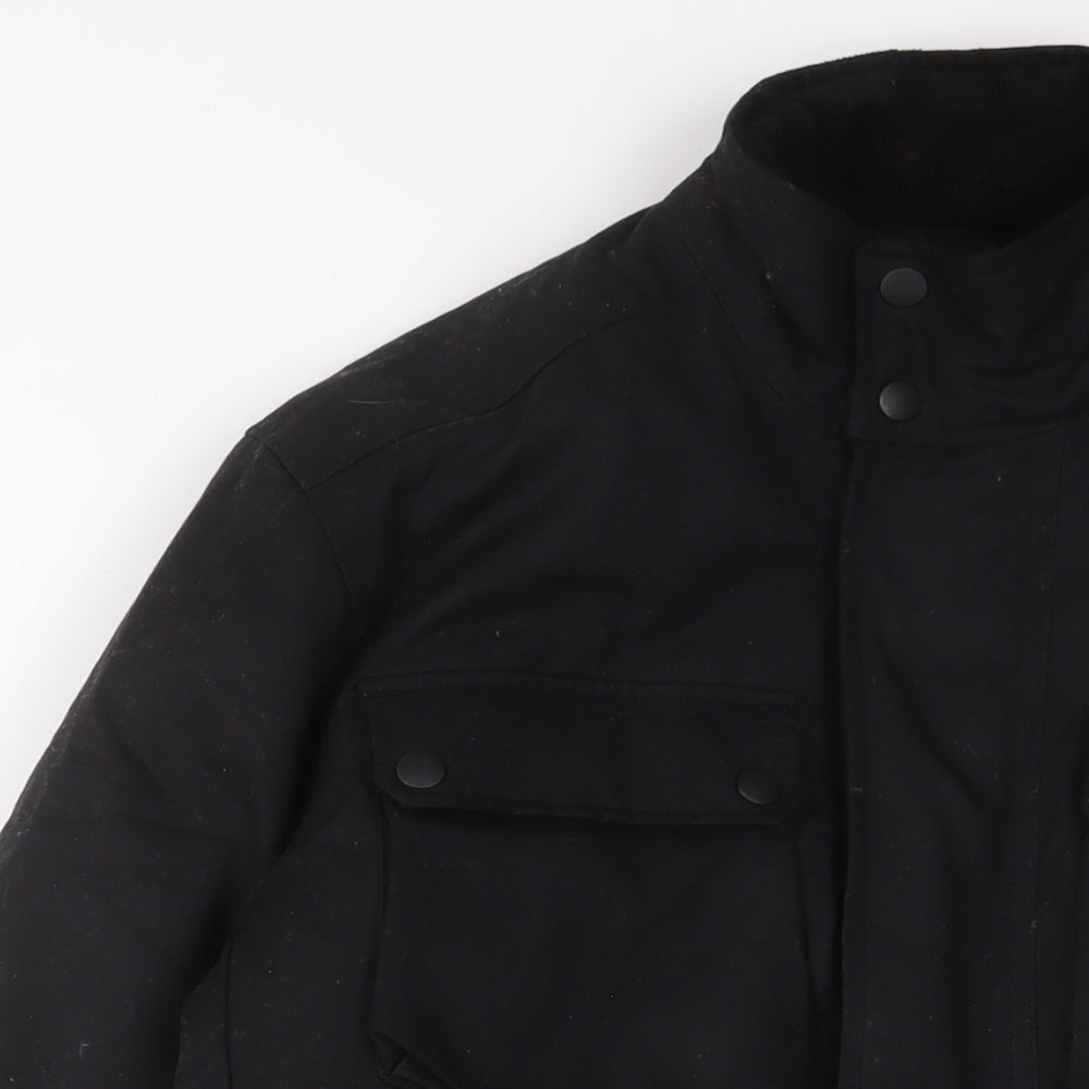 Mens UK Size M Marks and Spencer Black Jacket