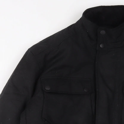 Mens UK Size M Marks and Spencer Black Jacket