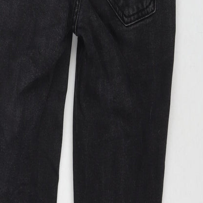 Mango Womens Black Polyester Blend Skinny Jeans Size 8 L25 in Regular Zip