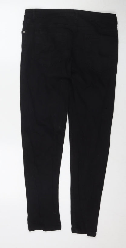 Denim & Co. Mens Black Cotton Skinny Jeans Size 32 in L30 in Regular Zip