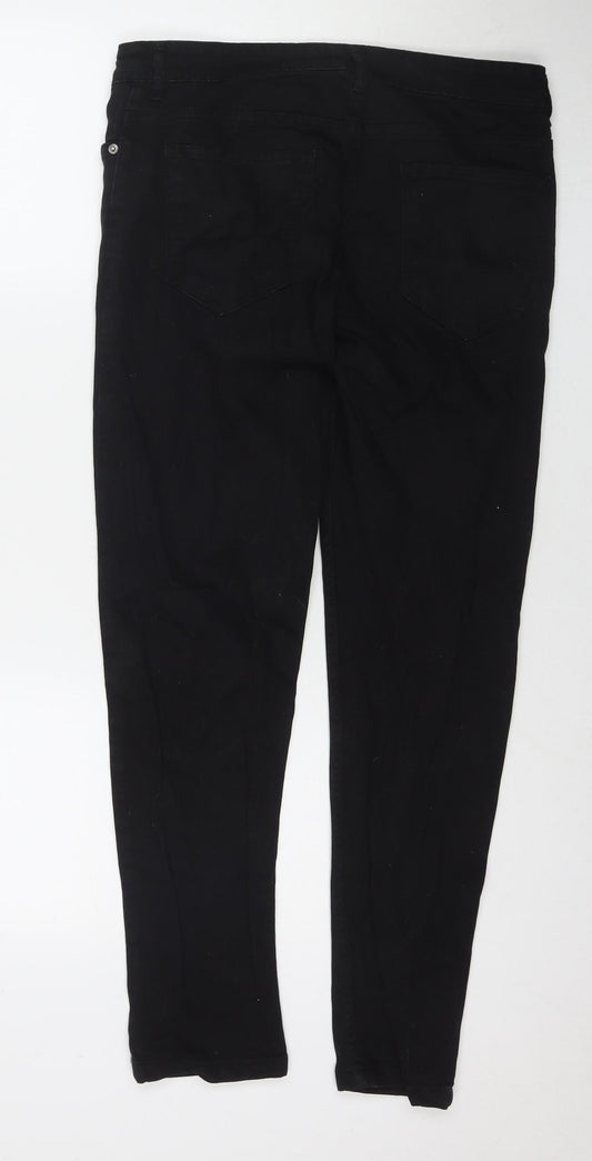 Denim & Co. Mens Black Cotton Skinny Jeans Size 32 in L30 in Regular Zip