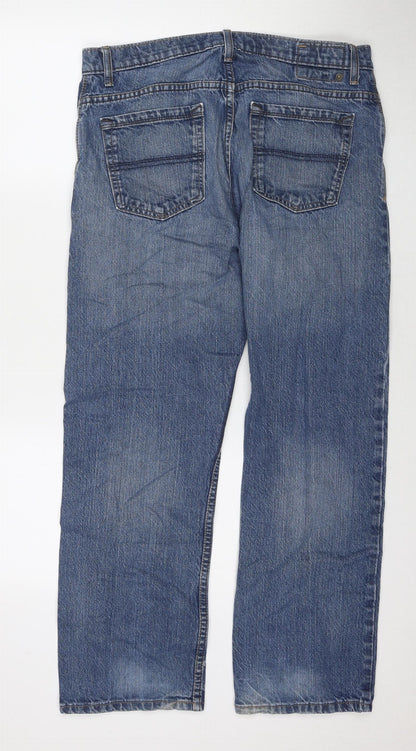 Womens UK Size 34 in Marks and Spencer Regular Fit Straight Blue Jeans