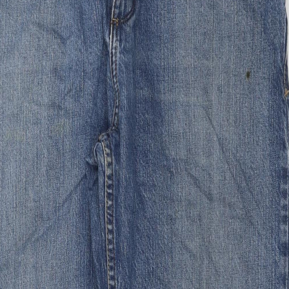 Womens UK Size 34 in Marks and Spencer Regular Fit Straight Blue Jeans
