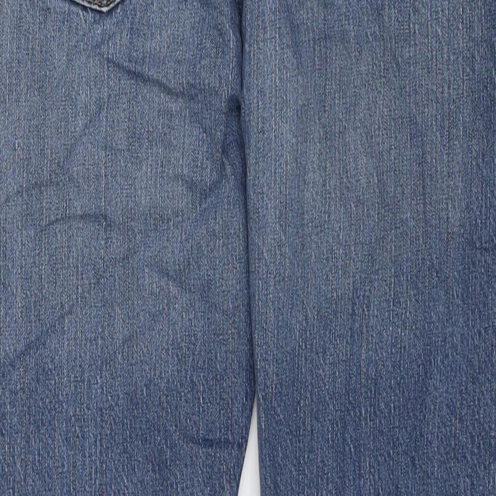 Womens UK Size 34 in Marks and Spencer Regular Fit Straight Blue Jeans