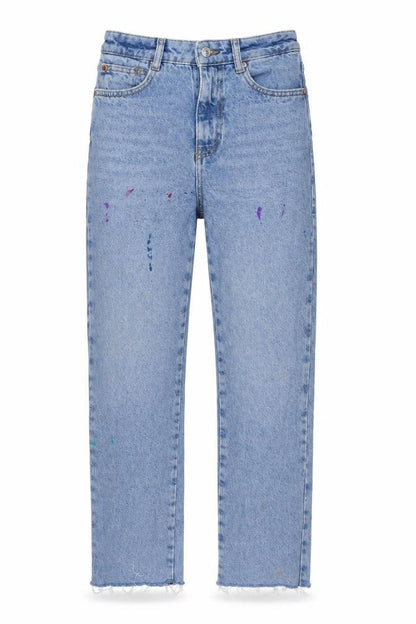 Womens UK Size 6 Zara Regular Fit Straight Blue Jeans
