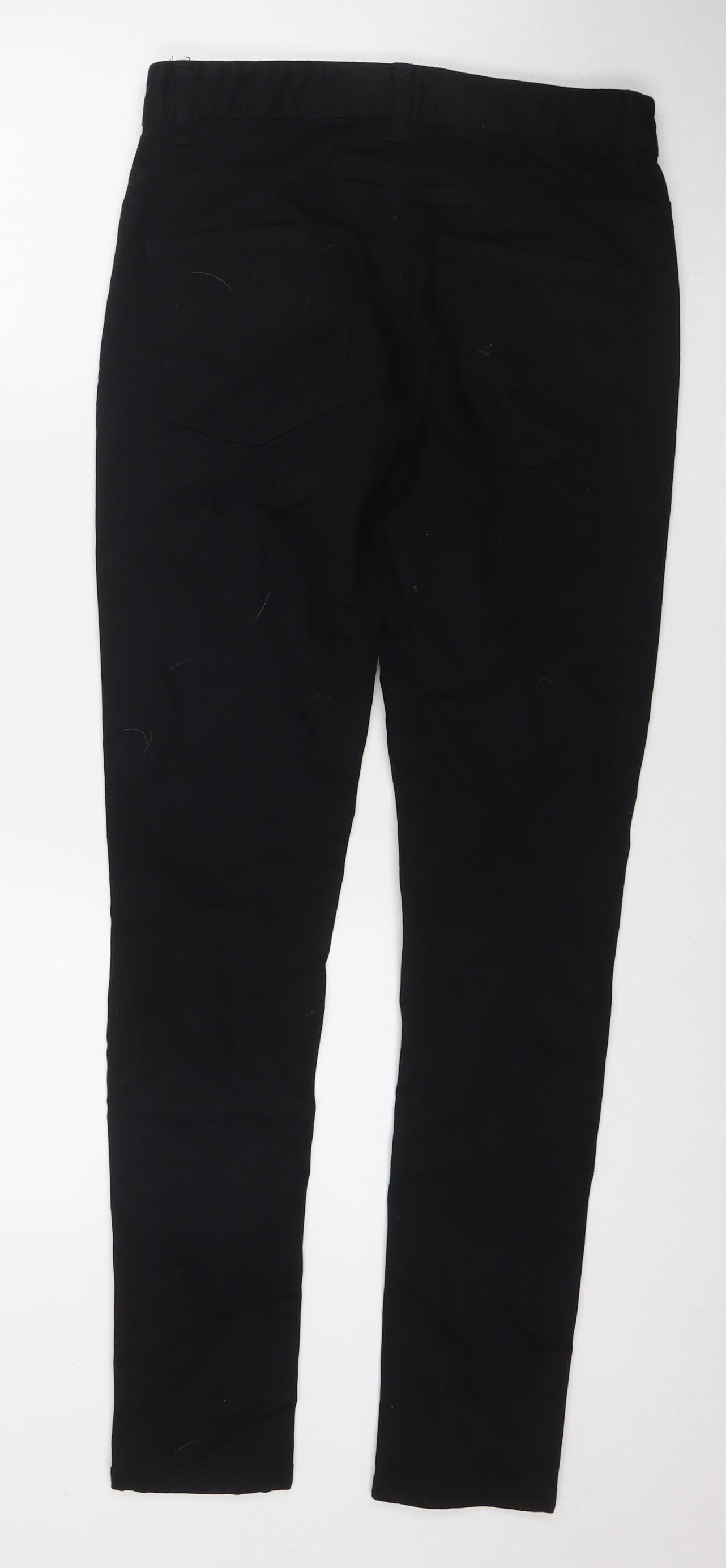 Mens UK Size 28 in NEXT Slim Fit Skinny Black Jeans