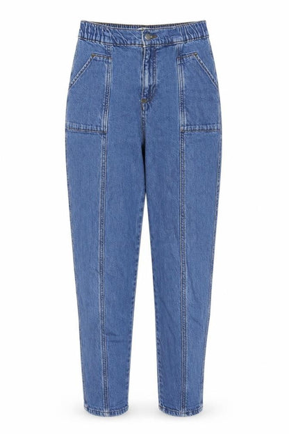 Womens UK Size 8 TU Regular Fit Straight Blue Jeans