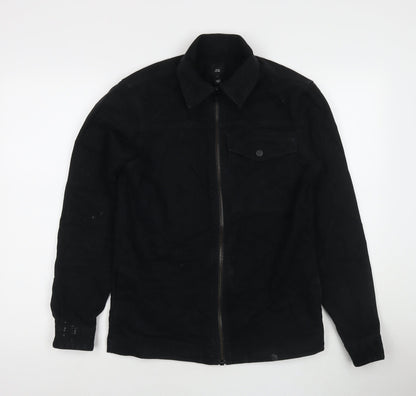 Mens UK Size XS River Island Black Jacket
