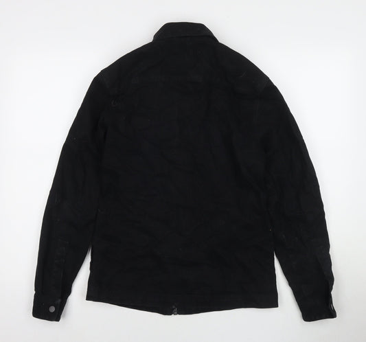 Mens UK Size XS River Island Black Jacket