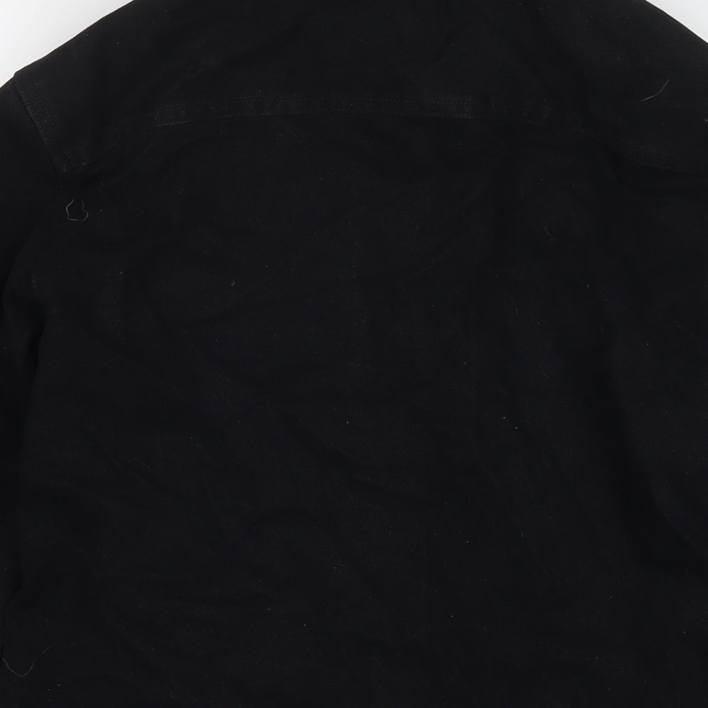 Mens UK Size XS River Island Black Jacket