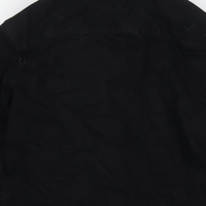 Mens UK Size XS River Island Black Jacket