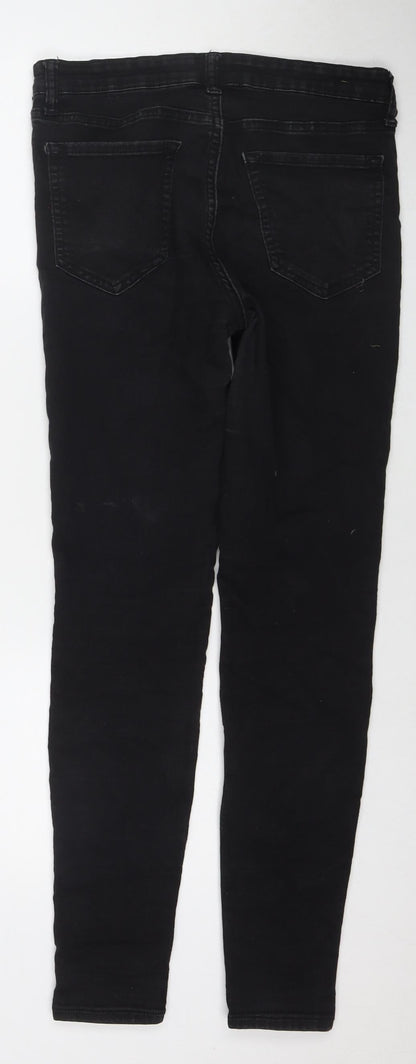 Gap Womens Black Cotton Skinny Jeans Size 8 L29 in Regular Zip