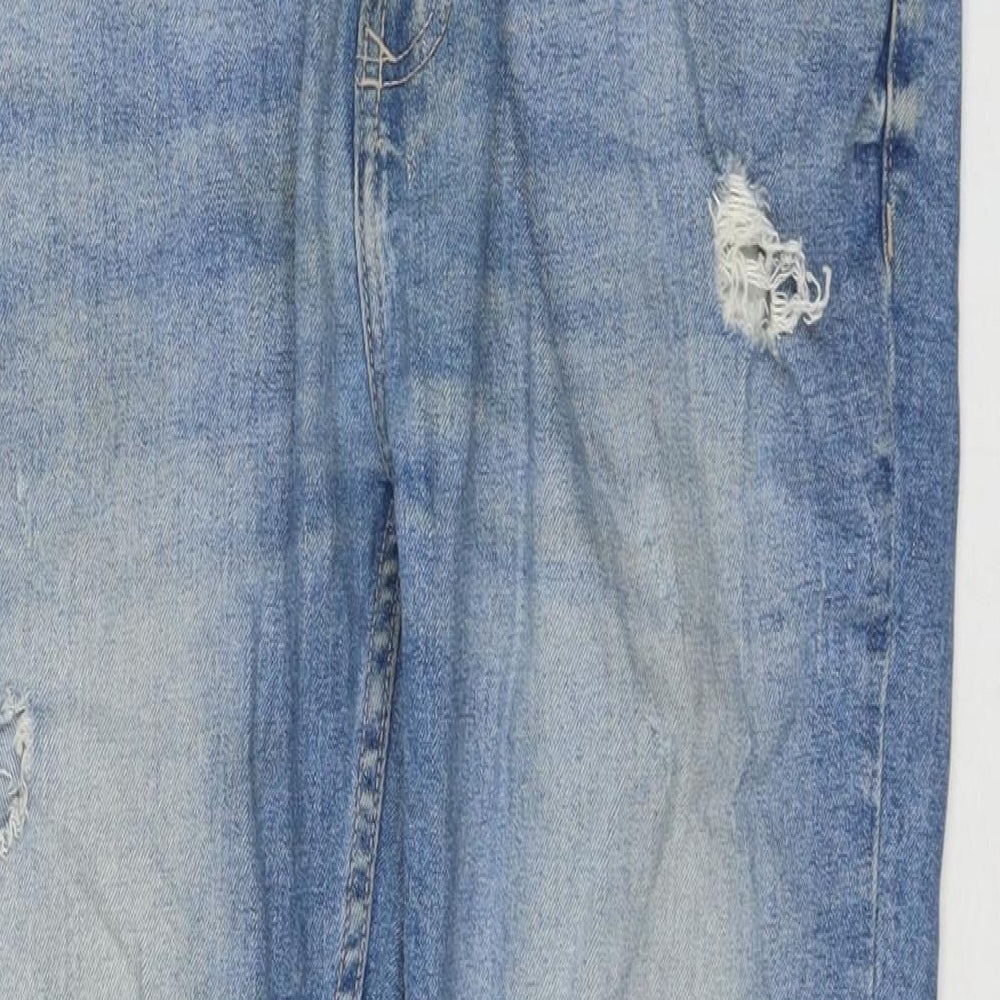 Mens UK Size 36 in Burton Regular Fit Tapered Blue Jeans