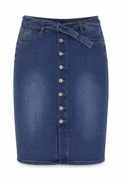 Womens UK Size XL My Bestiny Straight & Pencil Denim Skirt