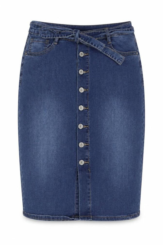 Womens UK Size XL My Bestiny Straight & Pencil Denim Skirt