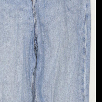 Womens UK Size 8 H&M Regular Fit Mom Blue Jeans