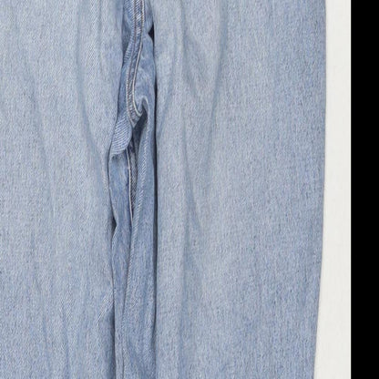 Womens UK Size 8 H&M Regular Fit Mom Blue Jeans