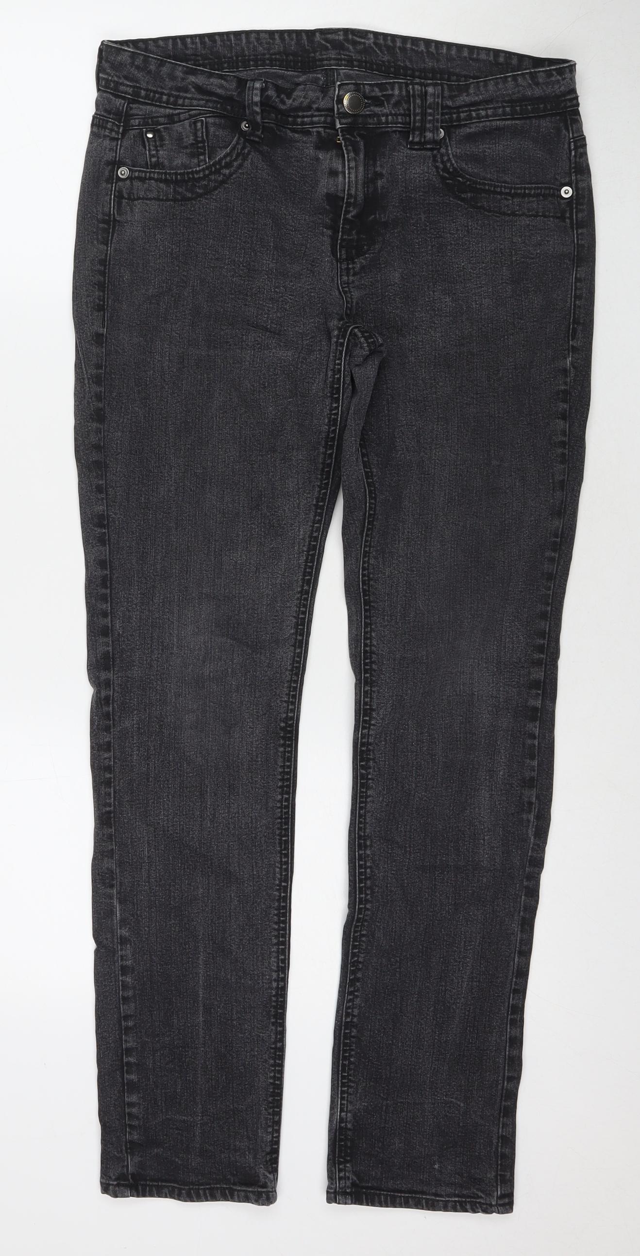 Womens UK Size 12 Marks and Spencer Regular Fit Skinny Black Jeans